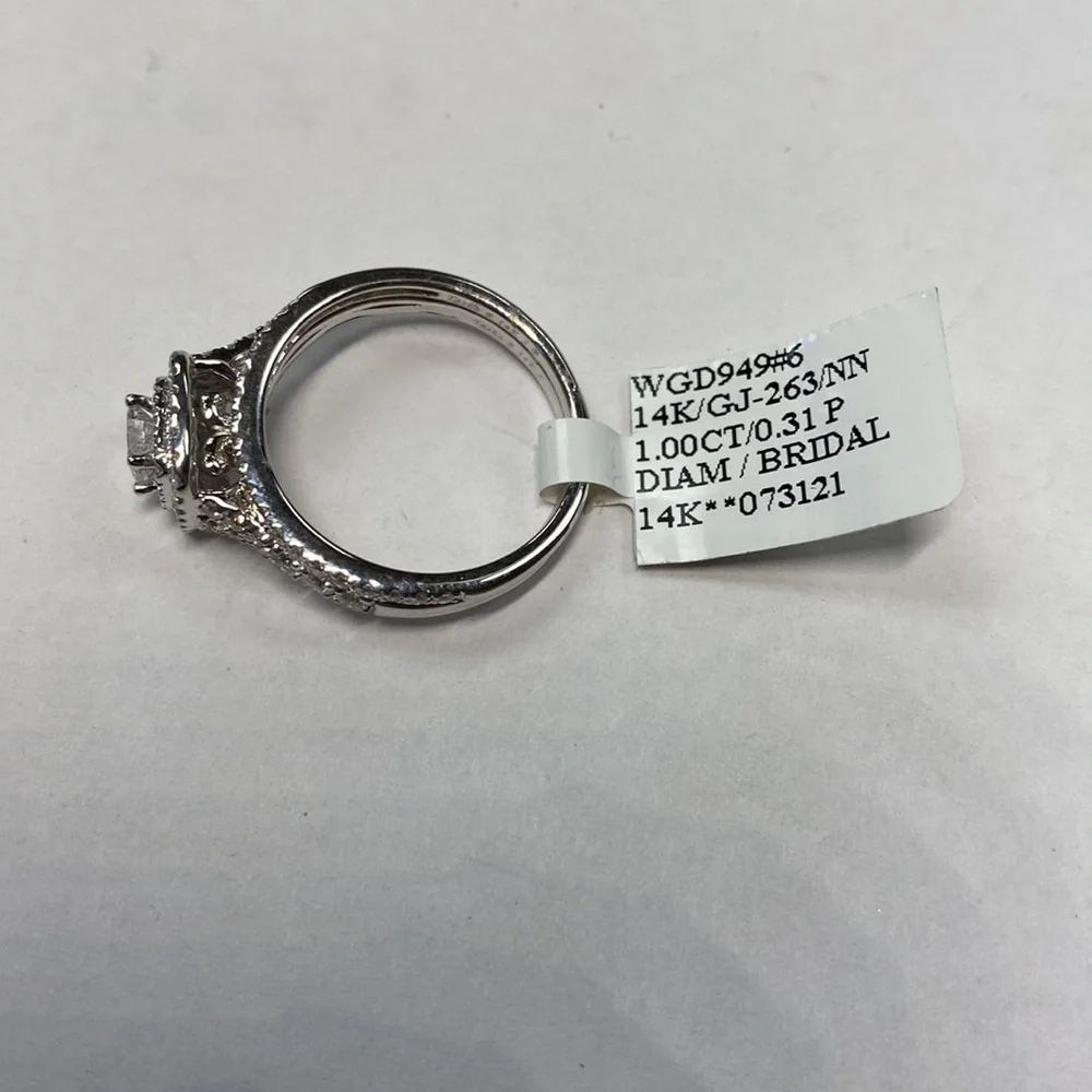 NEW 14K Gold Diamonds Bridal Set - Picture 6 of 7